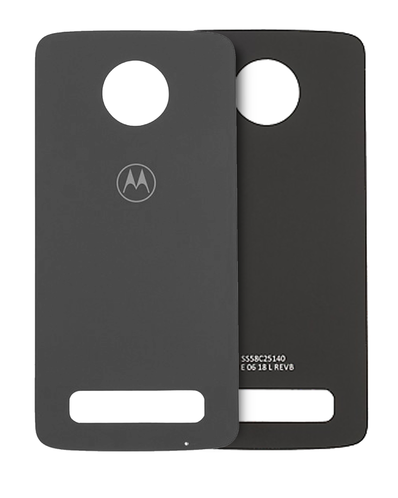 Back cover Glass Compatible For Motorola Moto Z3 Play (XT1929/2018) (Genuine OEM) (Black)