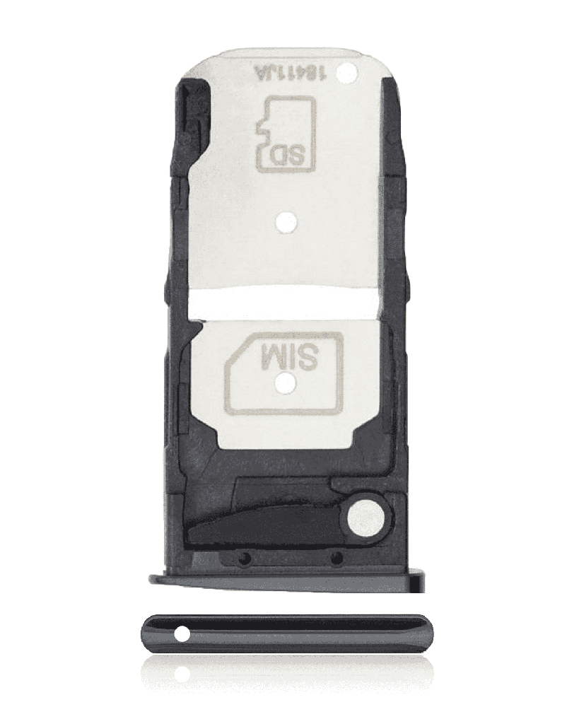 Sim Card Tray Compatible For Motorola Moto Z3 Play (XT1929/2018) (Genuine OEM) (Black)