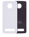 Back cover Glass Compatible For Motorola Moto Z4 (XT1980-3/XT1980-4/2019) (Genuine OEM) (White)