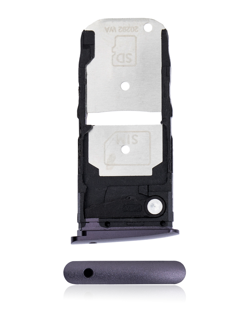 Sim Card Tray Compatible For Motorola Moto Z4 Play (2019) (Black)