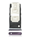 Dual Sim Card Tray Compatible For Motorola Moto Z4 (XT1980/2019) (Purple)