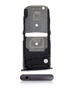 Single Sim Card Tray Compatible For Motorola Moto Z4 (XT1980/2019) (Black)