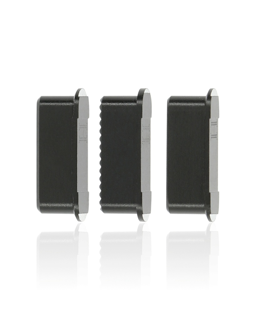 Hard Buttons (Power/Volume) Compatible For Motorola Moto Z2 Force (XT1789/2017) (Black)