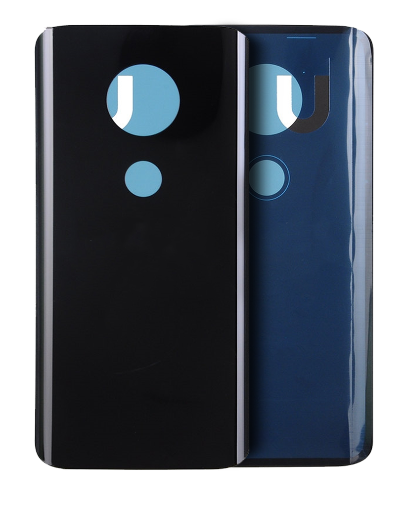 Back cover Glass Compatible For Motorola Moto G7 (XT1962 -X/2019) (Genuine OEM) (Black)