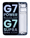 LCD Assembly With Frame Compatible For Motorola Moto G7 Power (XT1955-6/XT1955Dl)/G7 Supra (XT1955-5/2019) (Genuine OEM) (Marine Blue)