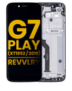 LCD Assembly With Frame Compatible For Motorola Moto G7 Play (XT1952/2019)/T-Mobile Revvlry (Refurbished) (Starry Black)