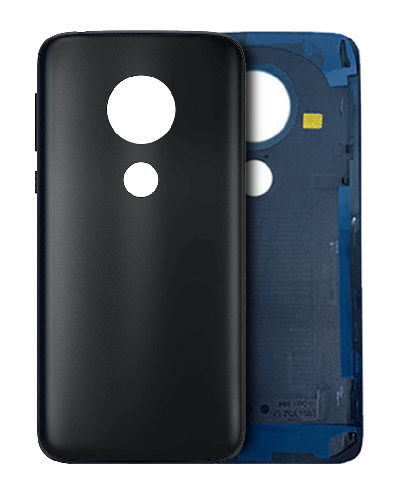 Back cover Glass Compatible For Motorola Moto G7 Play (XT1952/2019) (Black) (US Version)