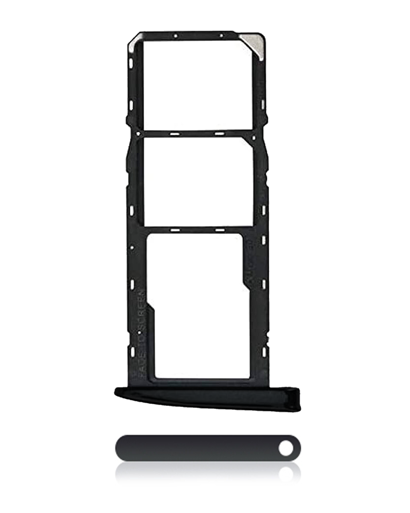 Dual Sim Card Tray Compatible For Motorola Moto G6 (XT1925/2018) (Black)