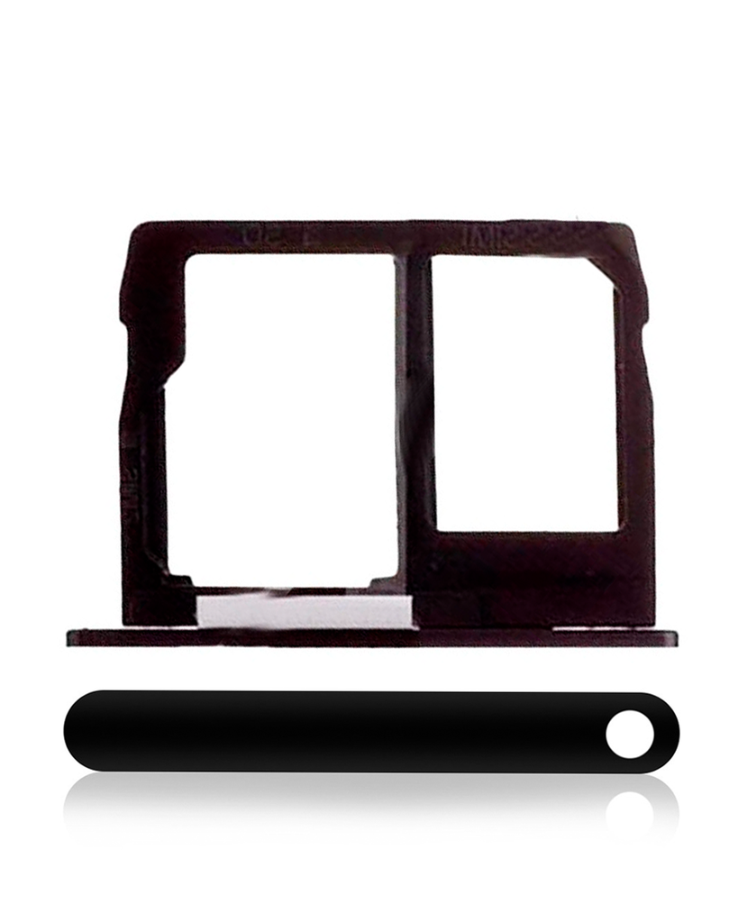 Sim Card Tray Compatible For Motorola Moto G5S Plus (XT1806/2017) (Black) (Dual Card Version)