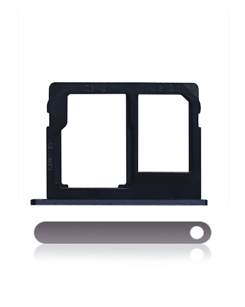Sim Card Tray Compatible For Motorola Moto G5S Plus (XT1806/2017) (Gray) (Dual Card Version)