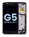 LCD Assembly With Frame Compatible For Motorola Moto G5 (XT1670/2017) (Genuine OEM) (Black)