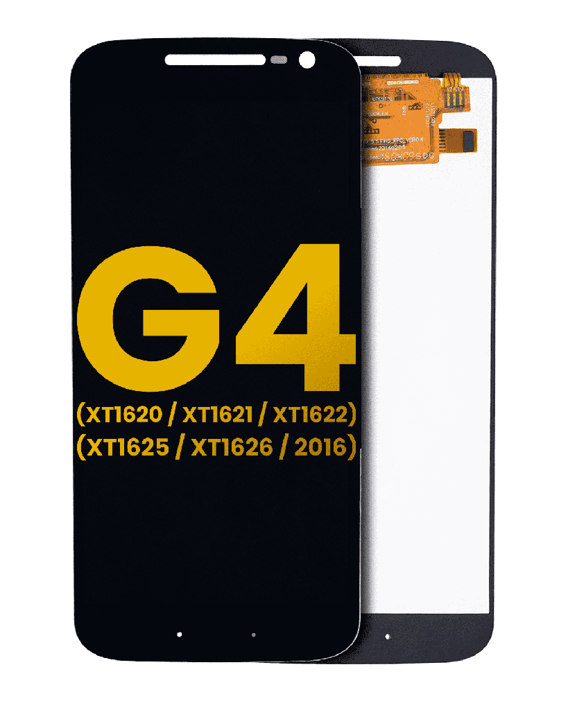 LCD Assembly Without Frame Compatible For Motorola Moto G4 (XT1620/XT1621/XT1622/XT1625/XT1626/2016) (Refurbished) (Black)