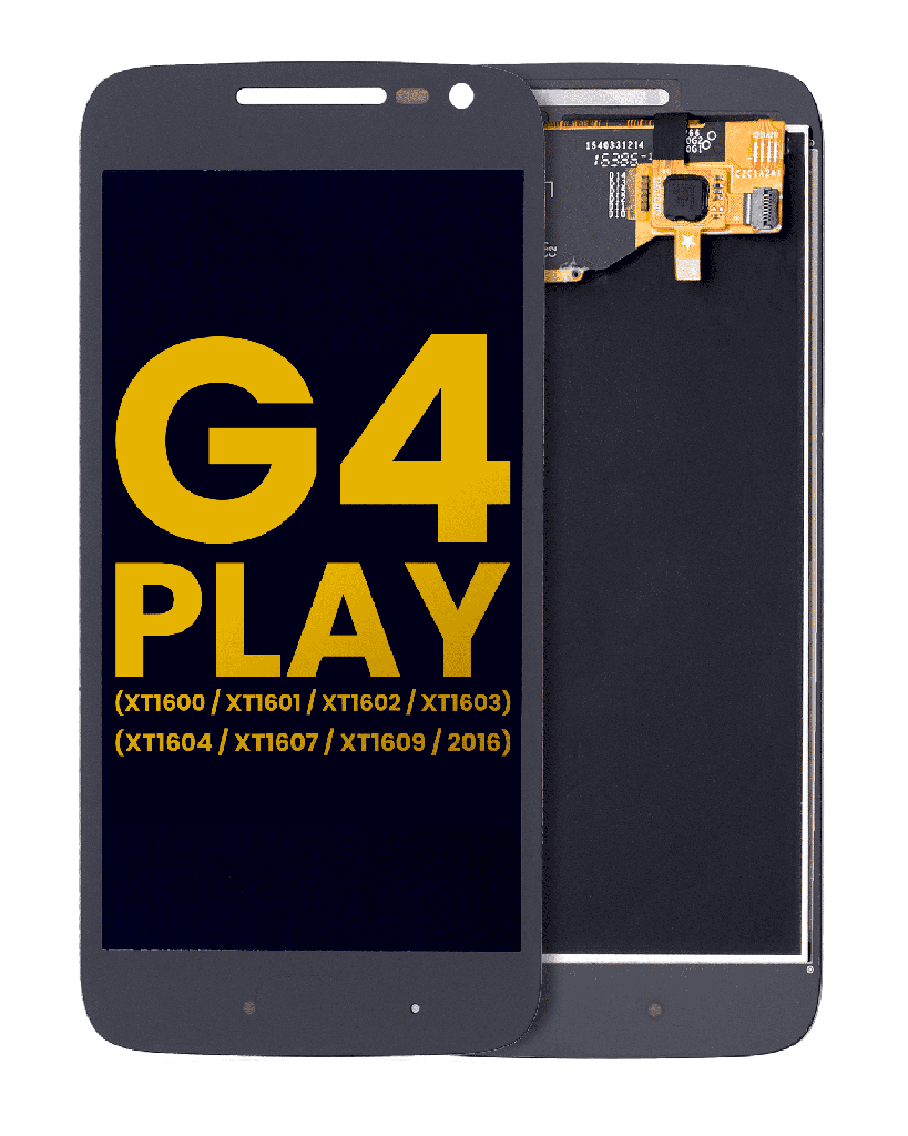 LCD Assembly Without Frame Compatible For Motorola Moto G4 Play (XT1600/XT1601/XT1602/XT1603/XT1604/XT1607/XT1609/2016) (Refurbished) (Black)