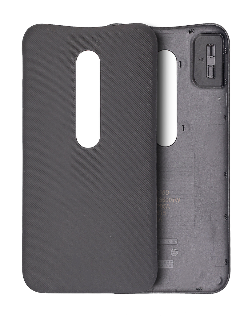 Back cover Glass Compatible For Motorola Moto G3 (XT1540/2015) (Black)