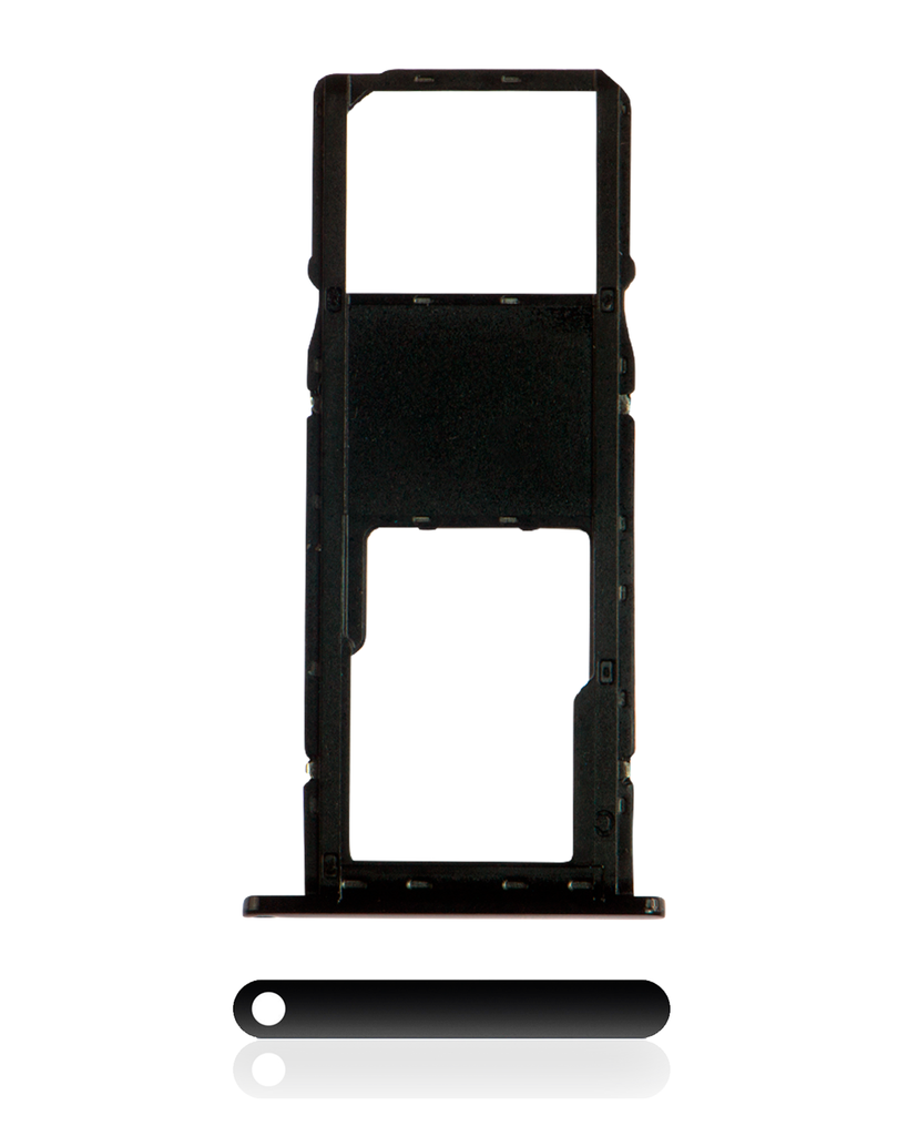 Single Sim Card Tray Compatible For Motorola Moto G7 Power (XT1955/2019) (International Version) (Ceramic Black)