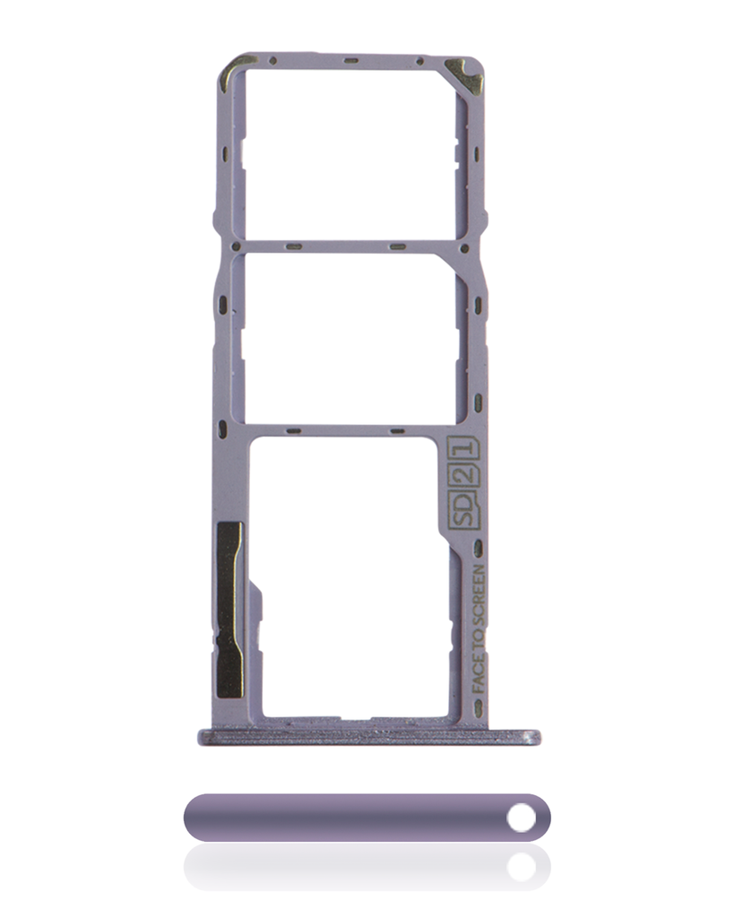 Dual Sim Card Tray Compatible For Motorola Moto G7 Power (XT1955/2019) (International Version) (Iced Violet)