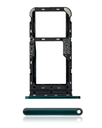 Dual Sim Card Tray Compatible For Motorola One Fusion (XT2073/2020) (Emerald Green)