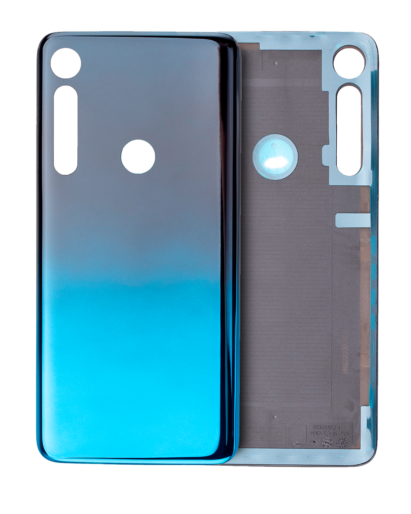 Back Cover Glass Compatible For Motorola One Macro (XT2016/2019) (Space Blue)