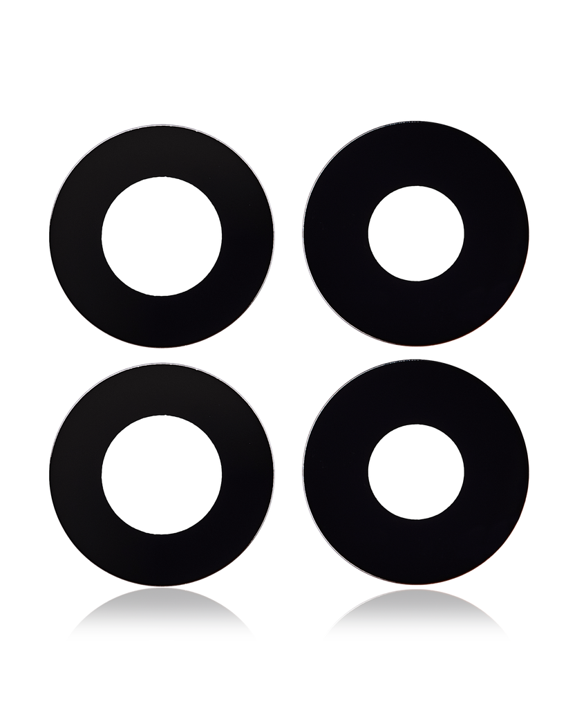 Back Camera Lens (Glass Only) With Adhesive Compatible For Motorola One 5G (XT2075-1/2020) (4 Piece Set)