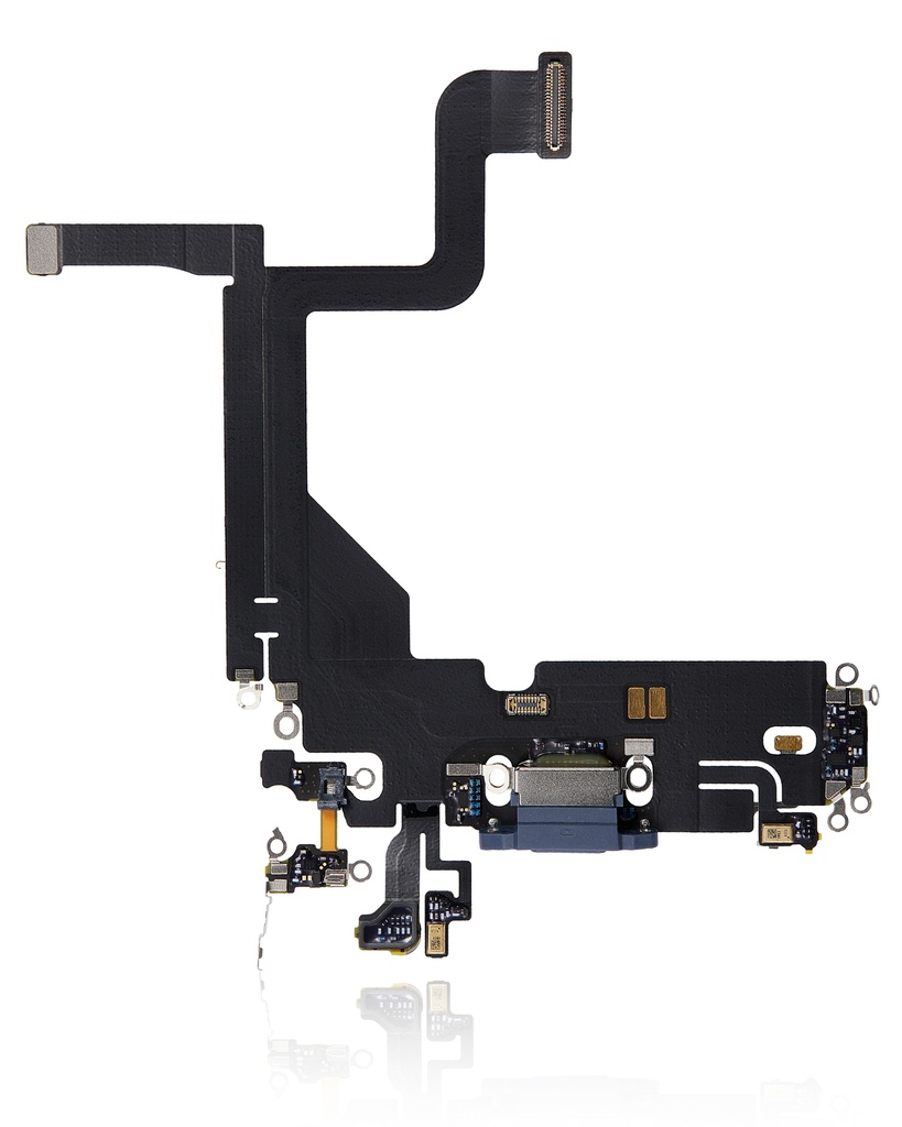 Charging Port Flex Cable Compatible For iPhone 13 Pro (Used OEM Pull) (Sierra Blue)