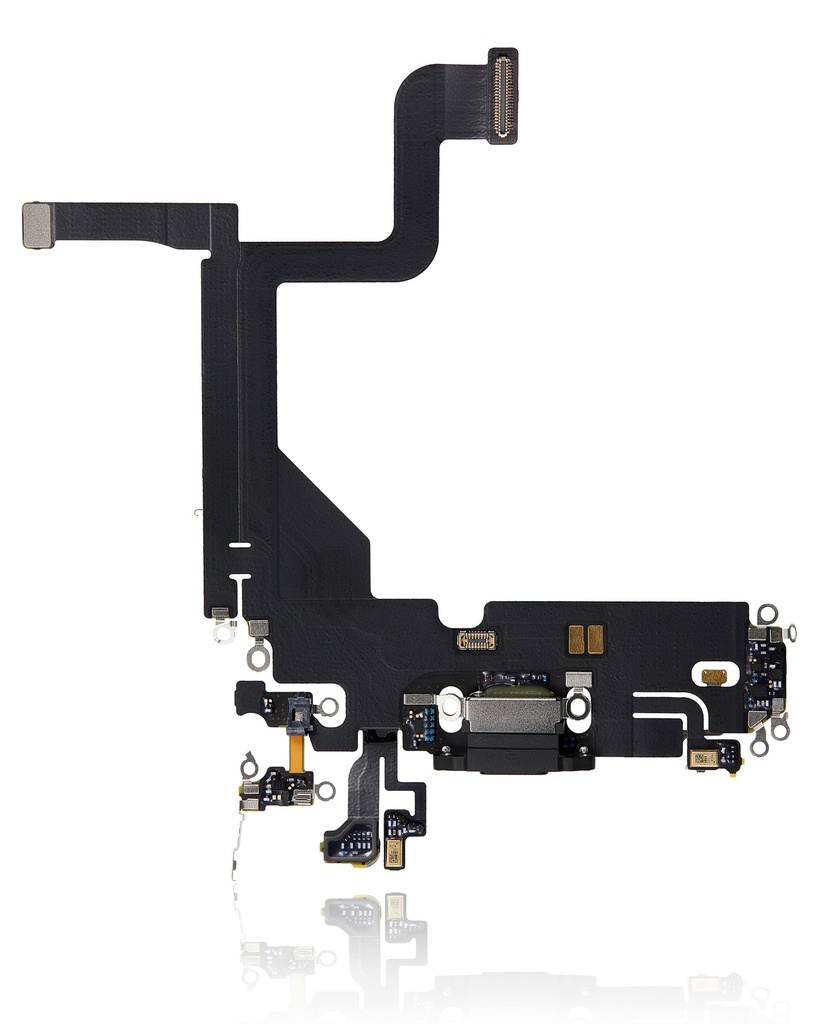 Charging Port Flex Cable Compatible For iPhone 13 Pro (Used OEM Pull) (Graphite)