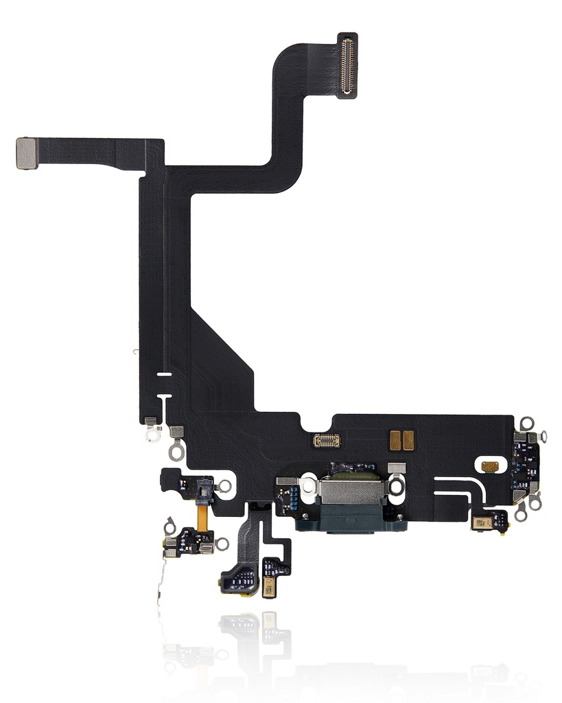 Charging Port Flex Cable Compatible For iPhone 13 Pro (Used OEM Pull) (Alpine Green)