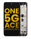 LCD Assembly With Frame Compatible For Motorola One 5G Ace (XT2113-2/2021) (Refurbished) (Volcanic Gray)