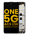 LCD Assembly With Frame Compatible For Motorola One 5G Ace UW (XT2113-1/2021) (Refurbished) (Volcanic Gray)