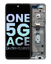 LCD Assembly With Frame Compatible For Motorola One 5G Ace (XT2113-2/2021) (Genuine OEM) (Volcanic Gray)