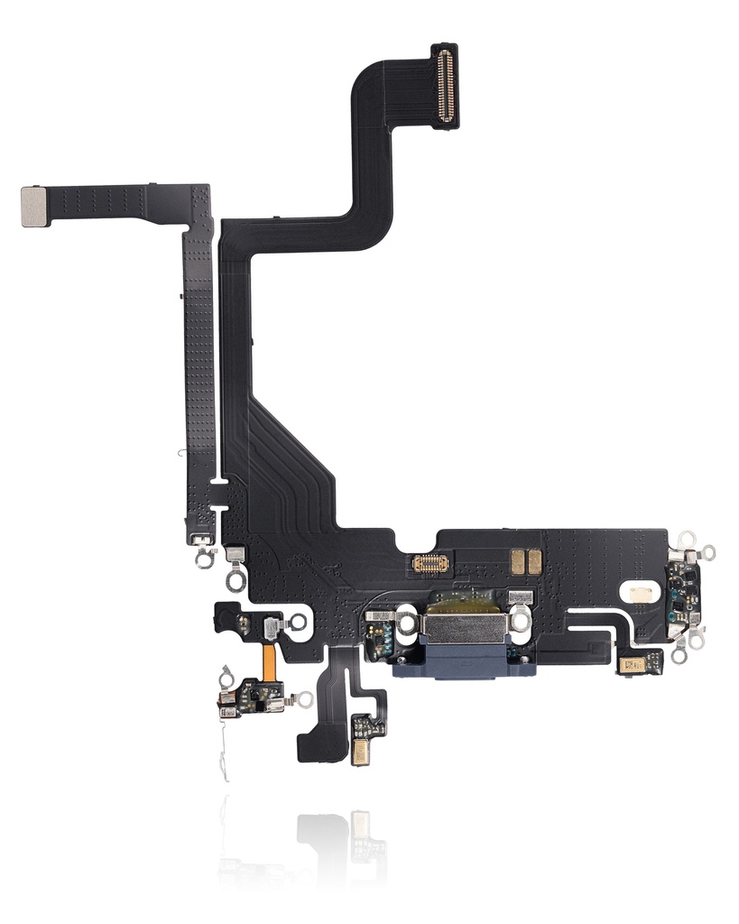 Charging Port Flex Cable Compatible For iPhone 13 Pro (Aftermarket Plus) (Sierra Blue)