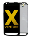 LCD Assembly Without Frame Compatible For LG X Venture (H700) (Refurbished) (Black)