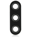 Back Camera Lens (Glass Only) With Adhesive Compatible For LG Harmony 4 (LM-400AM) (Black)
