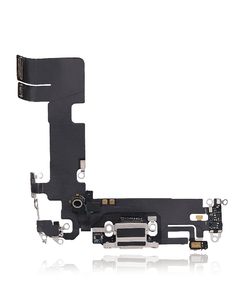 Charging Port Flex Cable Compatible For iPhone 13 (Used OEM Pull) (Pink)