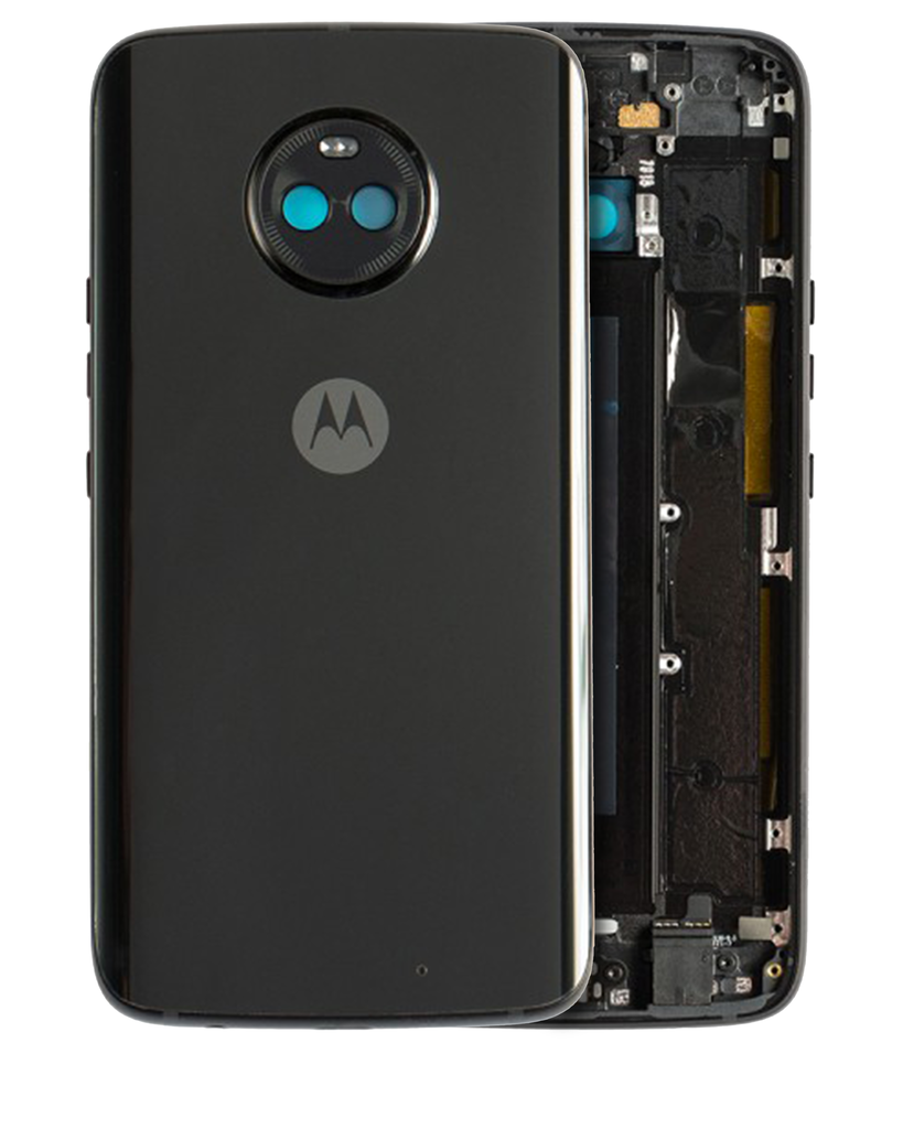 Back Housing Compatible For Motorola Moto X4 (XT1900/2017) (Genuine OEM) (Black)