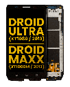 LCD Assembly With Frame Compatible For Motorola Droid Ultra (XT1080/2013)/Droid Maxx (XT1080M/2013) (Refurbished) (Black)