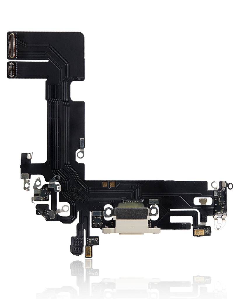 Charging Port Flex Cable Compatible For iPhone 13 (Aftermarket Plus) (Starlight)