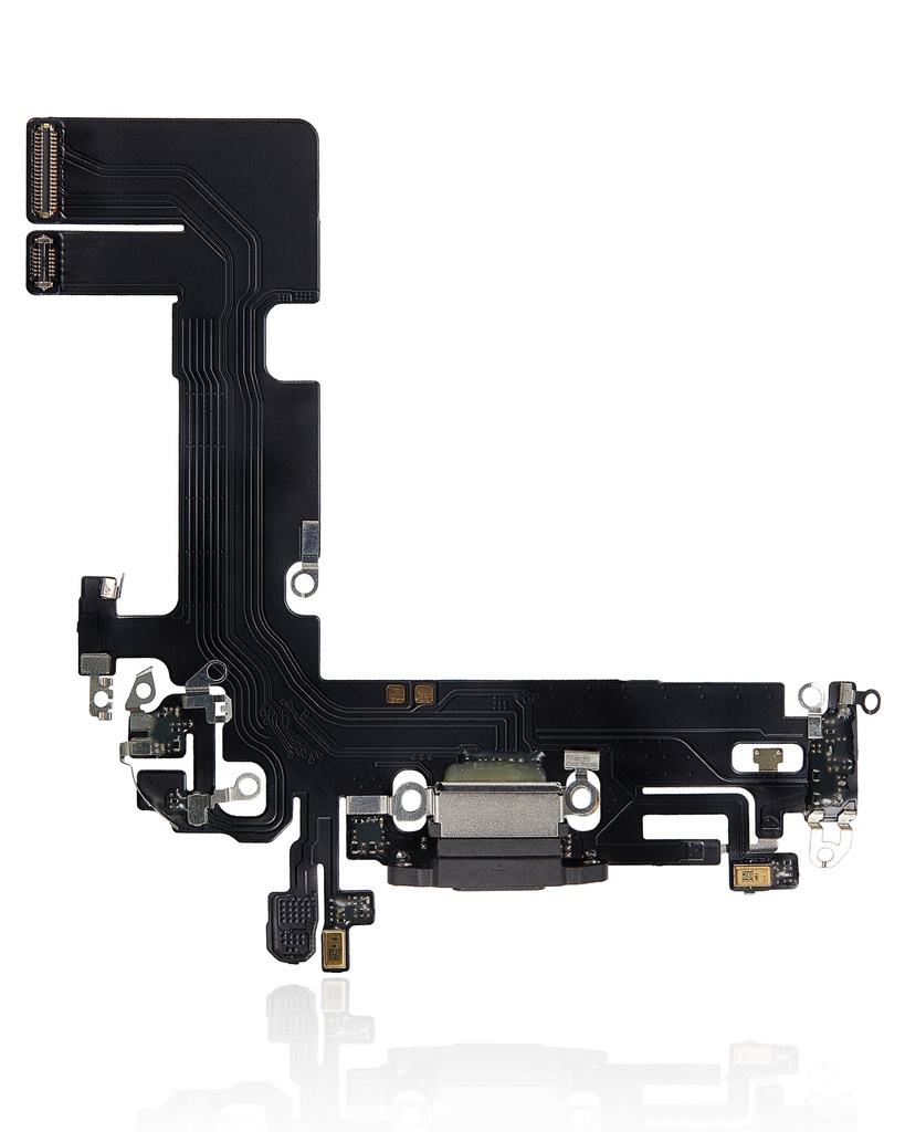 Charging Port Flex Cable Compatible For iPhone 13 (Aftermarket Plus) (Midnight)