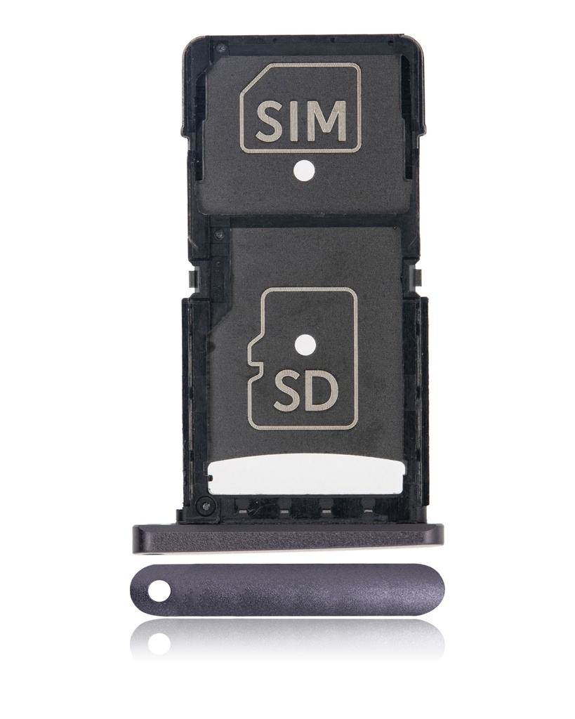 Sim Card Tray Compatible For Motorola Droid Turbo 2 (XT1585/XT1580/XT1581/2015) (Black)