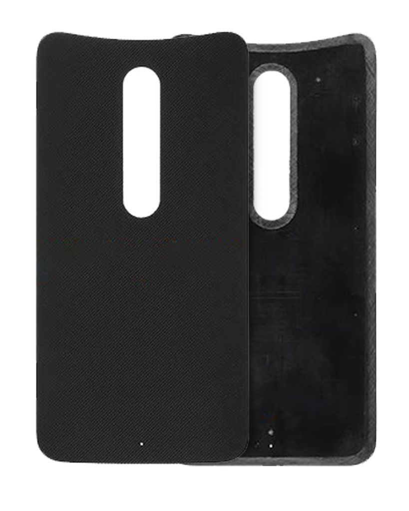 Back cover Glass Compatible For Motorola Moto X Style (XT1572/2015) (Black)