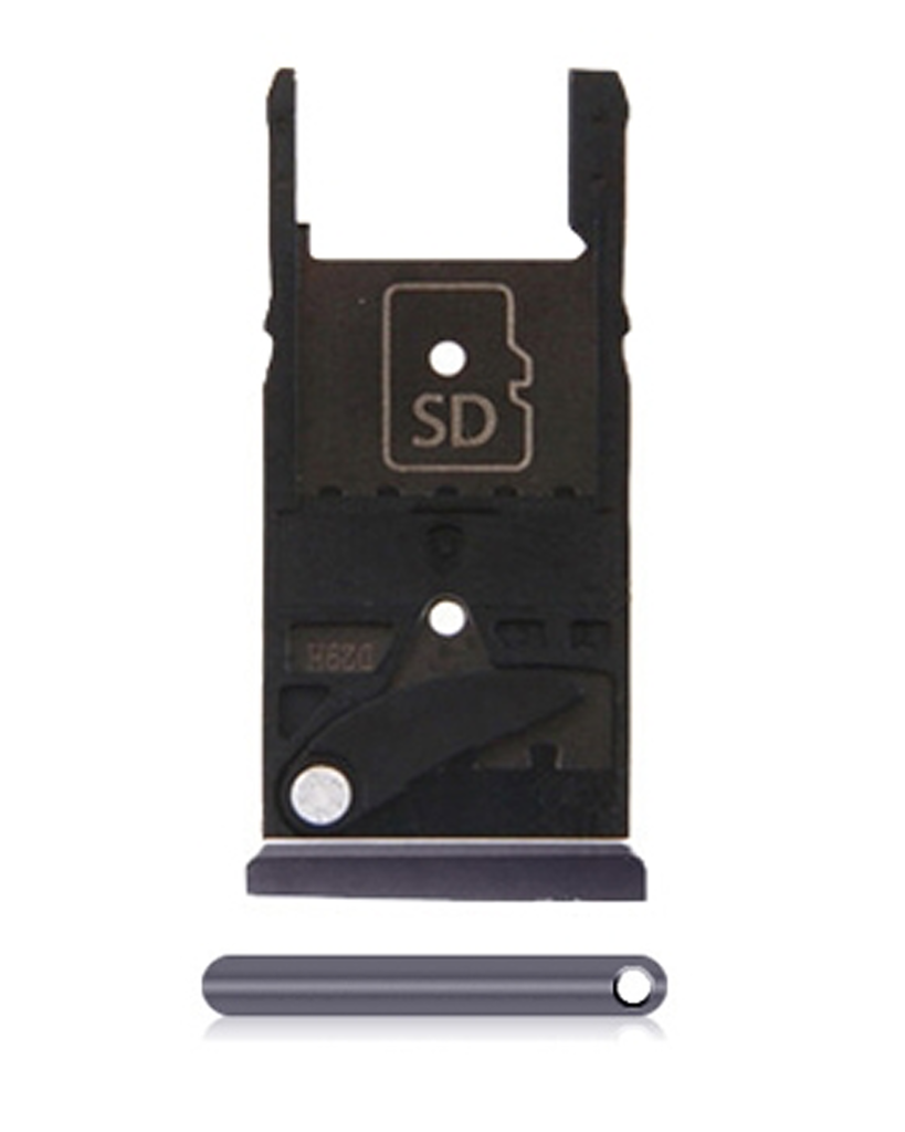 Sim Card Tray Compatible For Motorola Moto X Style (XT1572/2015) (Black)