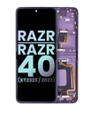 Main OLED Assembly Compatible For Motorola Razr/Razr 40 (XT2323/2023) (Genuine OEM) (Grape Compote)