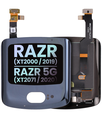 Secondary OLED Assembly (Outside) Without Frame Compatible For Motorola Razr 5G (XT2071/2020) (Genuine OEM) (All Colors)