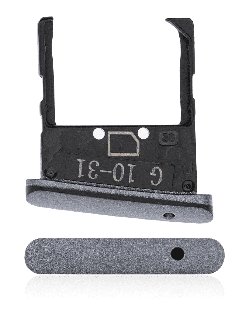 Single Sim Card Tray Compatible For Motorola Razr 5G (XT2071/2020) (Polished Graphite)