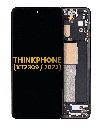 OLED Assembly With Frame Compatible For Motorola ThinkPhone (XT2309/2023) (Genuine OEM) (Carbon Black)
