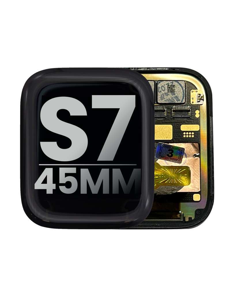 OLED Assembly With Bracket Compatible For Watch Series 7 (45MM) (Used OEM Pull: Grade B/C)