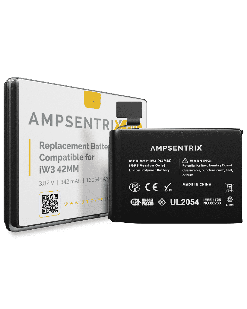 Replacement Battery Compatible For Watch Series 3 (42MM) (GPS Version Only) (AmpSentrix Pro)