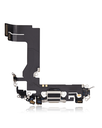 Charging Port Flex Cable Compatible For iPhone 13 Mini (Used OEM Pull) (Starlight)
