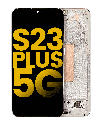 OLED Assembly With Frame Compatible For Samsung Galaxy S23 Plus 5G (US &amp; International) (Refurbished) (Cream)