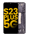 OLED Assembly With Frame Compatible For Samsung Galaxy S23 Plus 5G (US &amp; International) (Refurbished) (Phantom Black)