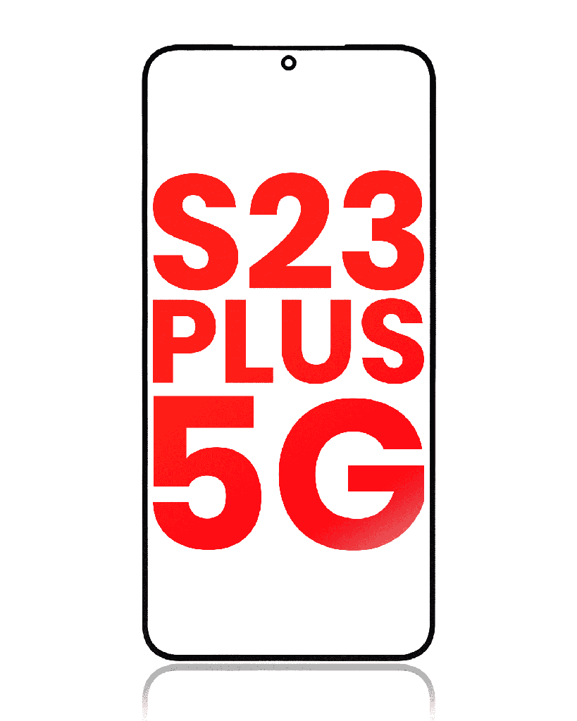 2 in 1 Front Glass With OCA Pre-Installed Compatible For Samsung Galaxy S23 Plus 5G
